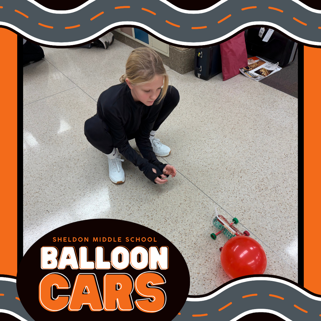Sheldon Middle School students in Mrs. Gaard’s class participated in an engaging STEM activity where they designed and built their own balloon-powered cars. Using a variety of materials, students explored basic engineering and physics concepts such as force, motion, and problem-solving. The hands-on experience encouraged critical thinking and allowed students to see how STEM concepts apply in real-world situations, all while having fun and learning together.