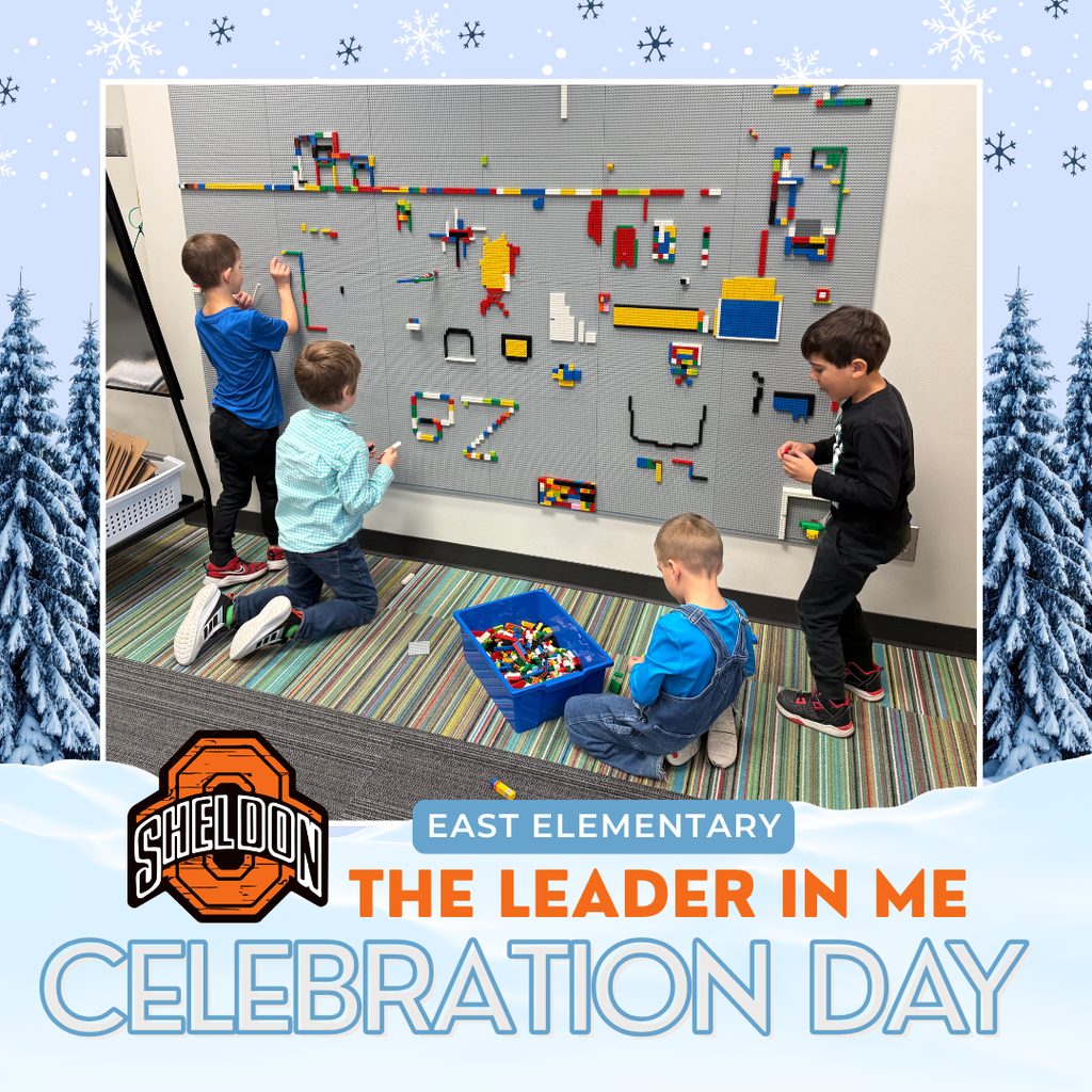 East Elementary students and staff enjoyed a fun-filled, snow-themed Orab Celebration Day! Students participated in craft and reading activities, all tied to the Leader in Me program.   Leader in Me is a comprehensive PK–12 framework that develops student leadership, builds a culture of trust, and supports academic success by empowering students, educators, and families with essential leadership and life skills for future success.