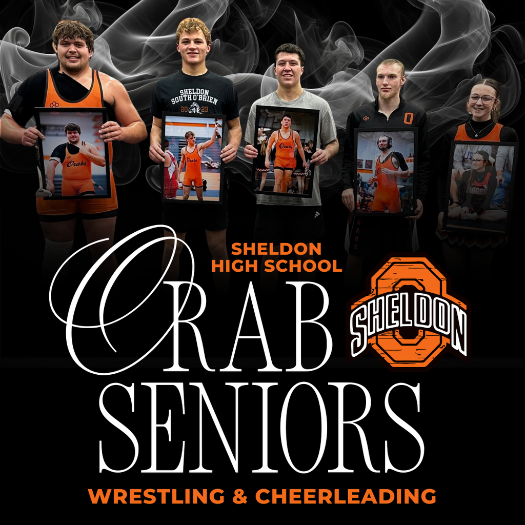 Last week, we honored our wrestling and wrestling cheerleader seniors. Your commitment is admirable, and we wish you all the best in your next chapter! Jack Leng, Mitchel Fischer, Kolton Roos, Dominic Rounds and Adyn Whitcanack.