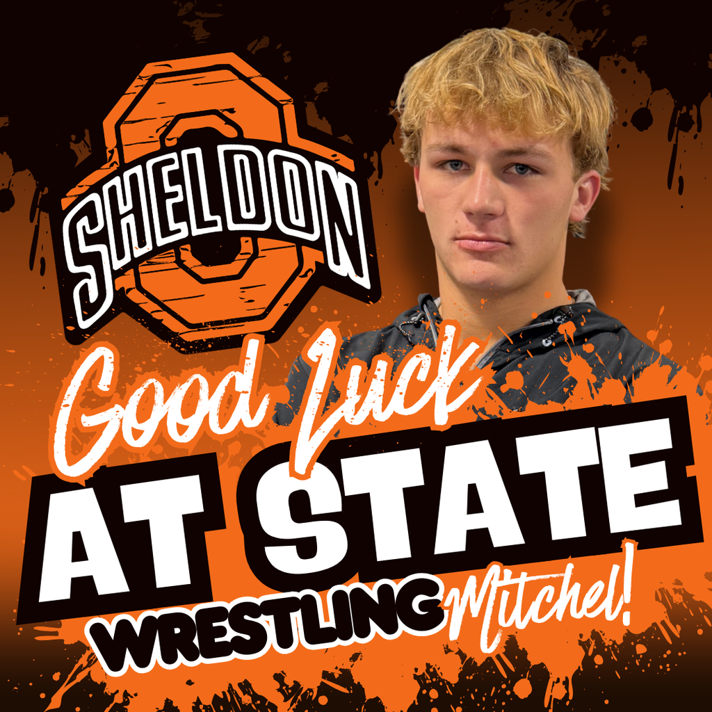 Good luck to Mitchel Fischer as he competes at State Wrestling this week! Go out there, wrestle tough, and represent Orab Nation with pride. We’re cheering you on every step of the way!
