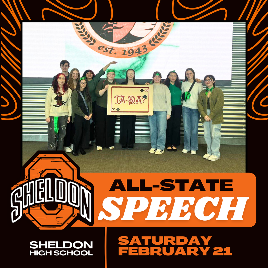 It was a GREAT day at All-State Speech yesterday! Congratulations to our Sheldon High School All-State performers on this outstanding achievement — we are so proud of your hard work and dedication!