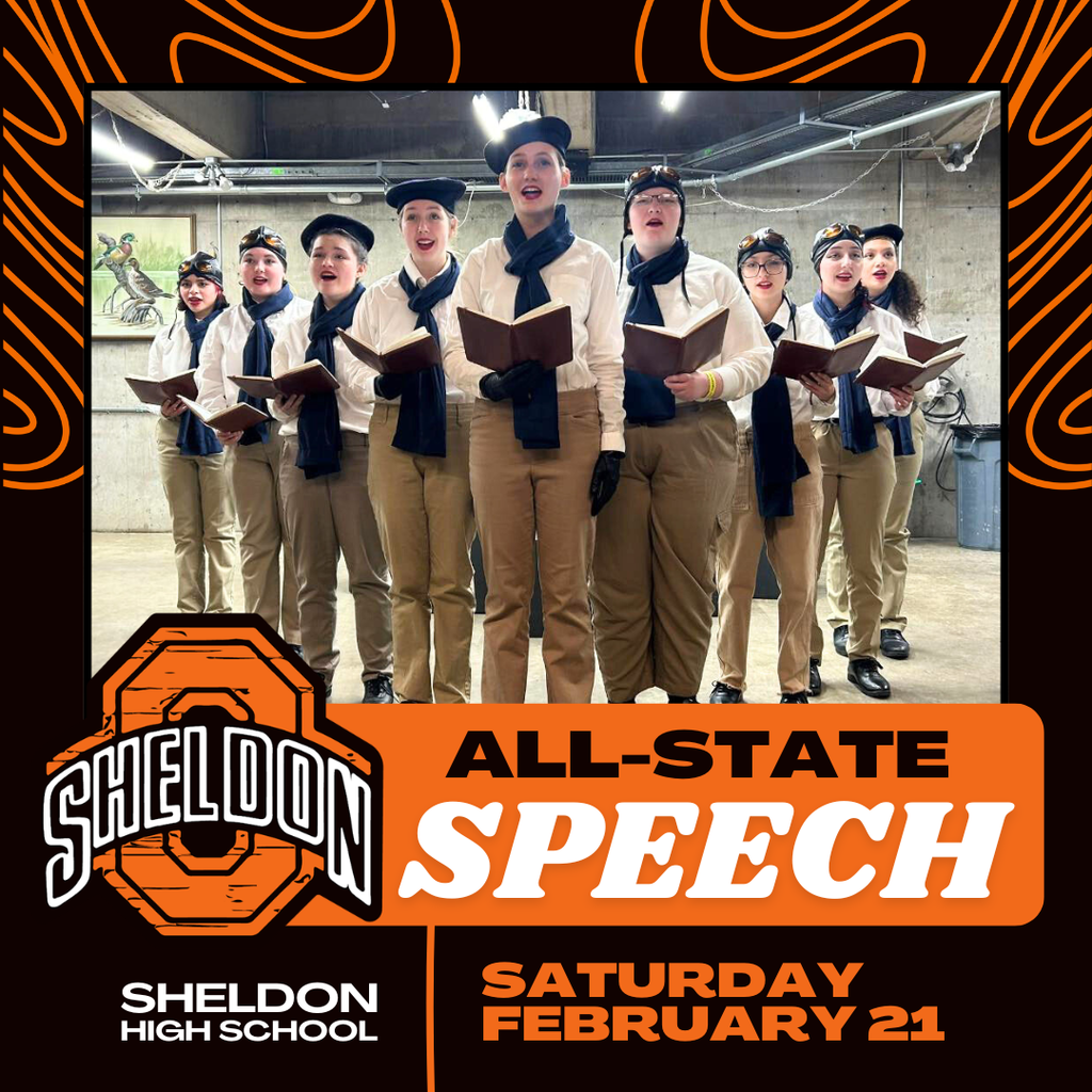 It was a GREAT day at All-State Speech yesterday! Congratulations to our Sheldon High School All-State performers on this outstanding achievement — we are so proud of your hard work and dedication!
