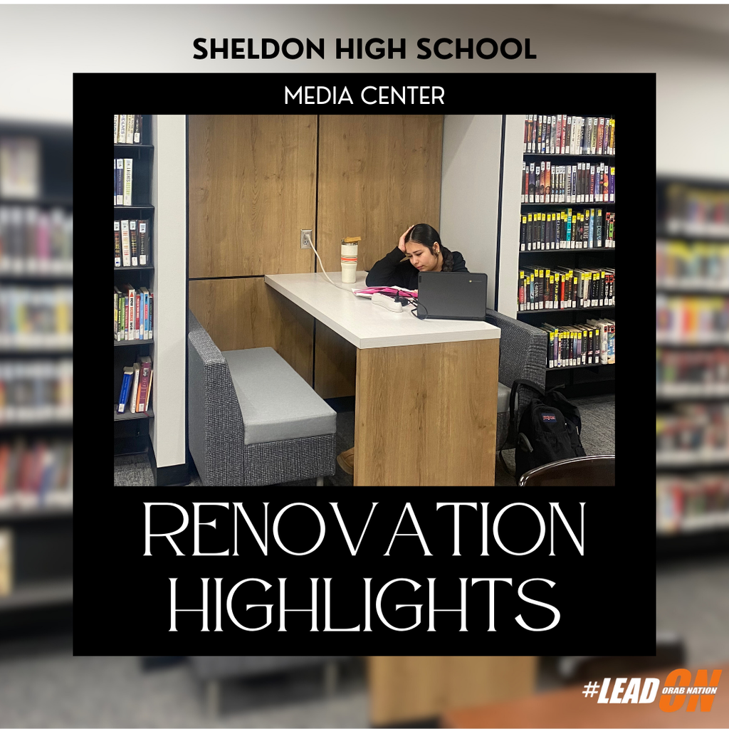 Take a look inside at the newly constructed areas at Sheldon High School. The new spaces support connection, creativity, and growth across our campus. We're so excited to be in them and we’d love to hear what you think of the updates!  *Images created by Sheldon High School Mass Media students, Paige Boon and Olivia Prewitt*