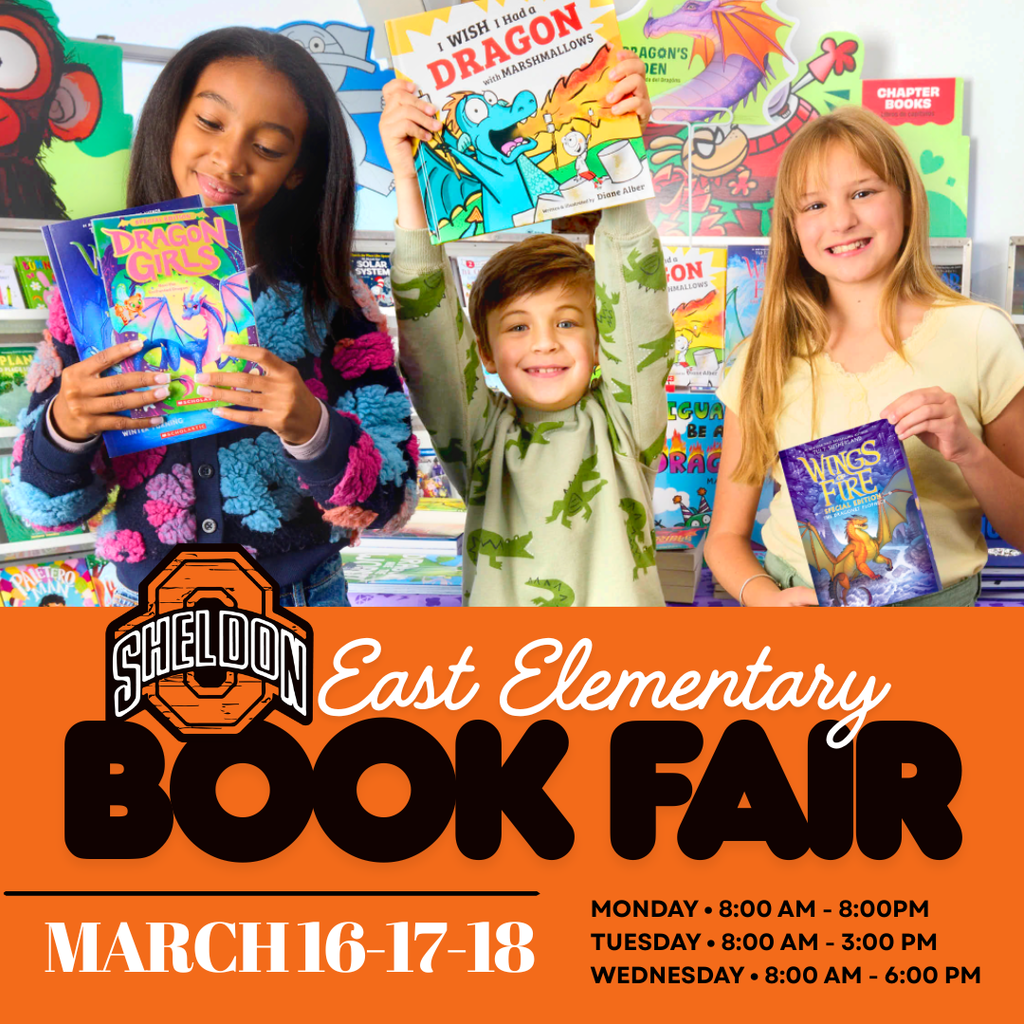 East Elementary’s Annual Book Fair starts on Monday! Before the fair, set up eWallet for worry-free, cash-free purchases. eWallet is your child’s digital payment account. Anyone can contribute! Share each child’s eWallet so friends and family can add funds and give your kids more books to enjoy. If you can’t make it to the Fair, then shop at our school’s Online Book Fair. All orders ship directly to your home, and shipping is free for book orders over $35. Visit our Book Fair page to learn more and get started with eWallet and online shopping: https://www.scholastic.com/bf/eastelementaryschool3