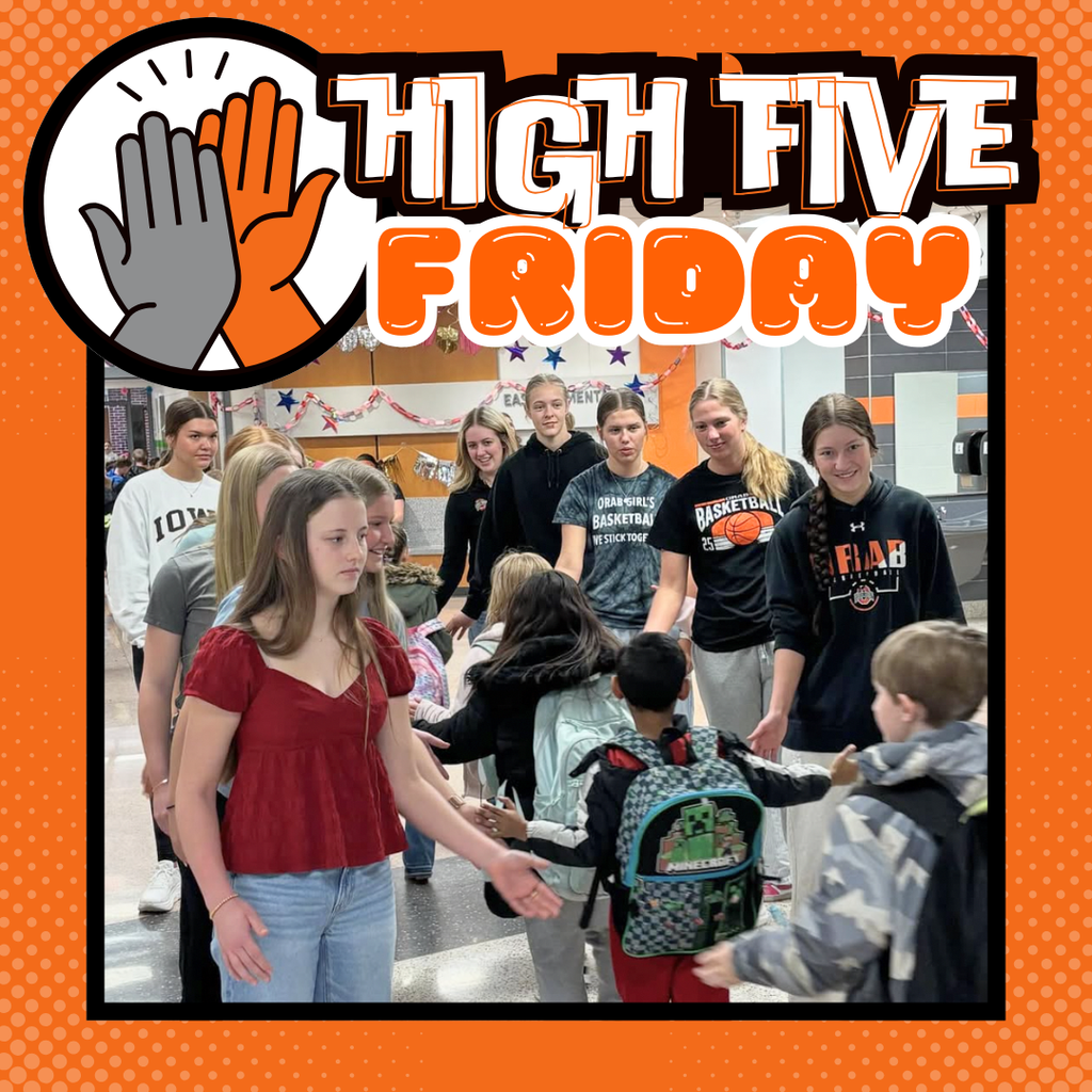 The Sheldon High School girls basketball team started the morning off in the best way by welcoming East Elementary students with smiles and high fives as they arrived at school! It was a fun way to spread some positivity and school spirit, and the younger students loved the encouragement from our athletes. Thank you to the girls team for being great role models and helping make the start of the day extra special! Go Orabs!