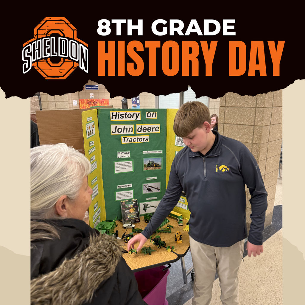 Sheldon Middle School History Day Students spent time researching important historical figures, significant events, and key milestones. They then shared their learning through creative presentations with family members, parents, and friends. This event gave students the opportunity to showcase their hard work, strengthen their presentation skills, and bring history to life. We are proud of their dedication and enthusiasm! #leadon #orabs #sheldonorabs #orabnation #sheldoncommunityschooldistrict #sheldonmiddleschool #8thgradehistoryday #history