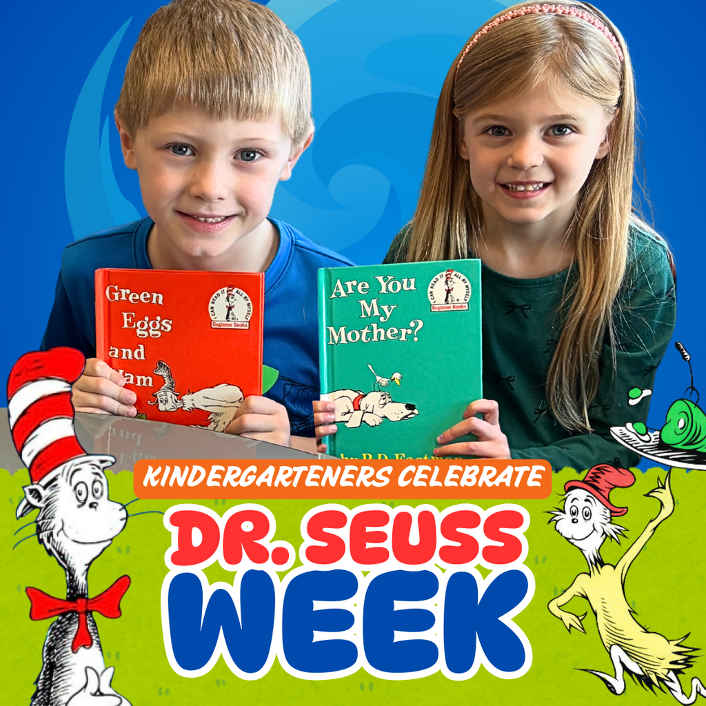 Sheldon East Elementary kindergarteners had a fun-filled celebration during Dr. Seuss Week!  Students tried green eggs just like in Green Eggs and Ham, created their own Cat in the Hat hats, and graphed their favorite Dr. Seuss books. It was a wonderful week of reading, creativity, and hands-on learning!