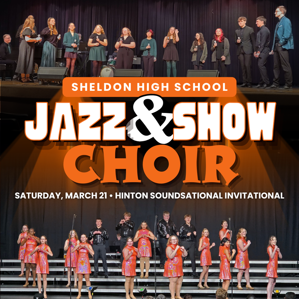 Good luck to Sheldon High School Jazz & Show Choir at the Hinton Soundsational Invitational today! Go Orabs! 📅 Saturday, March 21 📍 Hinton High School For more information and show/award times: https://www.showchoir.com/events/event.php?id=6993&layout=schedule