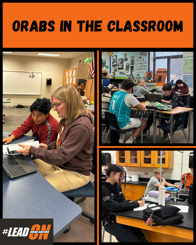 Engaged minds. Active learning. Strong leaders. Every day in our classroom is an opportunity to explore, create, and grow. Way to go Orabs!   *Images created by Sheldon Mass Media student, Eva Krogman*