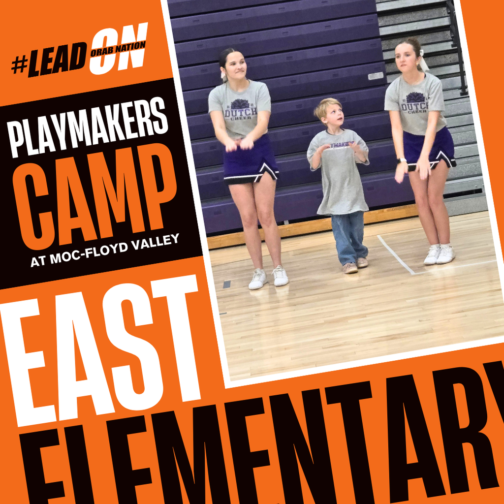 Sheldon East Elementary students recently participated in the Playmaker’s Camp at MOC-Floyd Valley, gaining valuable skills and experience while having a great time!