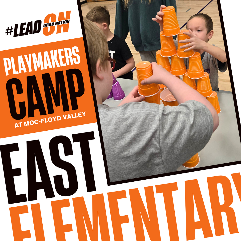 Sheldon East Elementary students recently participated in the Playmaker’s Camp at MOC-Floyd Valley, gaining valuable skills and experience while having a great time!