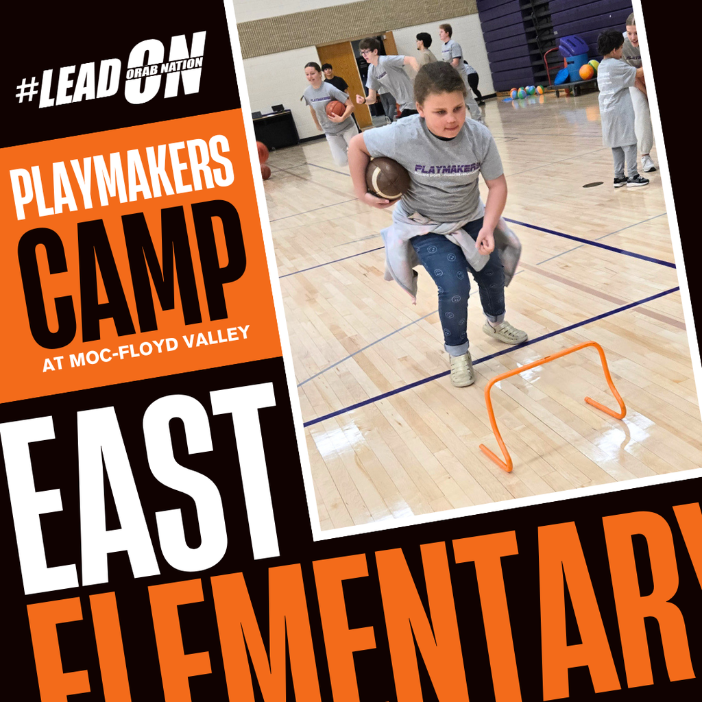 Sheldon East Elementary students recently participated in the Playmaker’s Camp at MOC-Floyd Valley, gaining valuable skills and experience while having a great time!