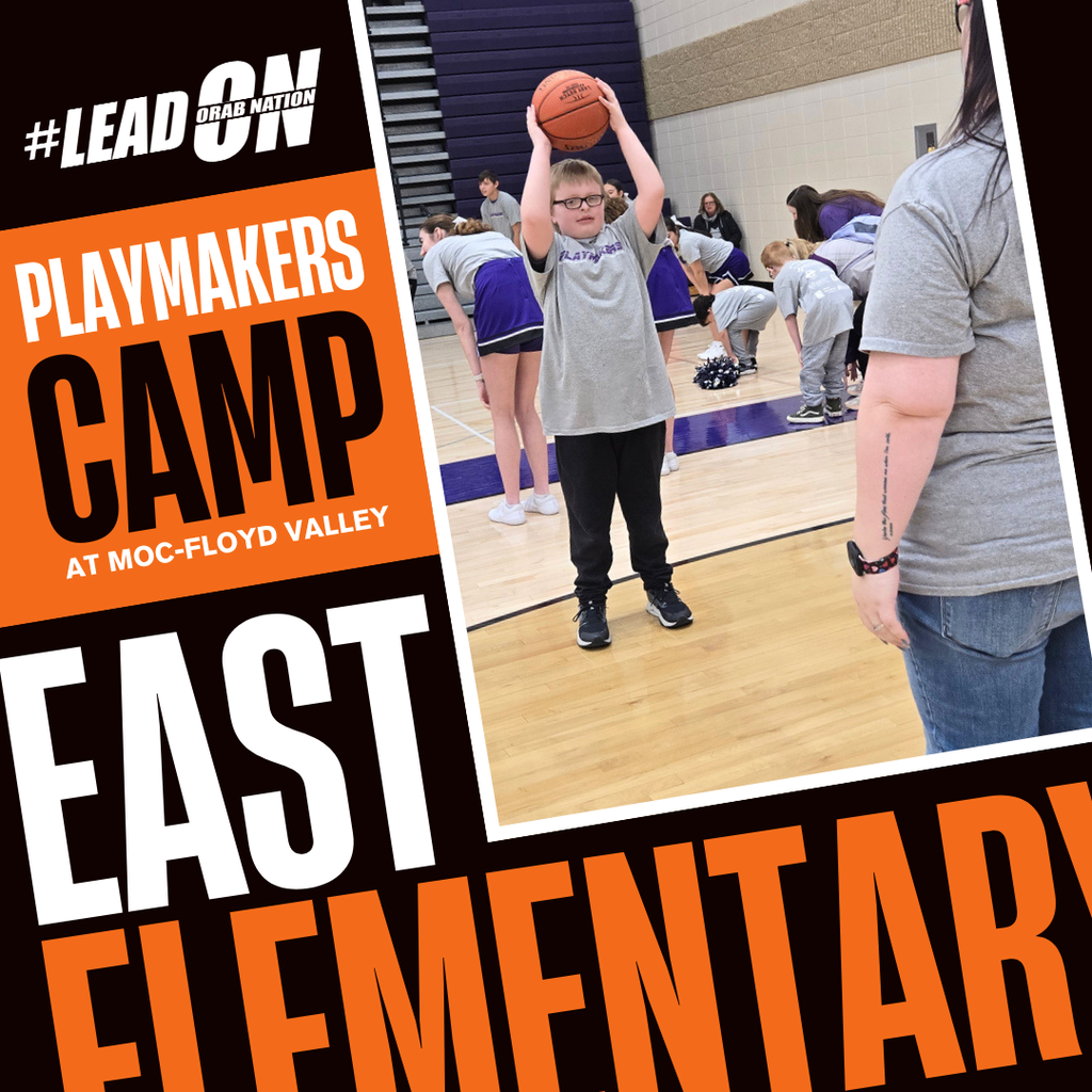 Sheldon East Elementary students recently participated in the Playmaker’s Camp at MOC-Floyd Valley, gaining valuable skills and experience while having a great time!