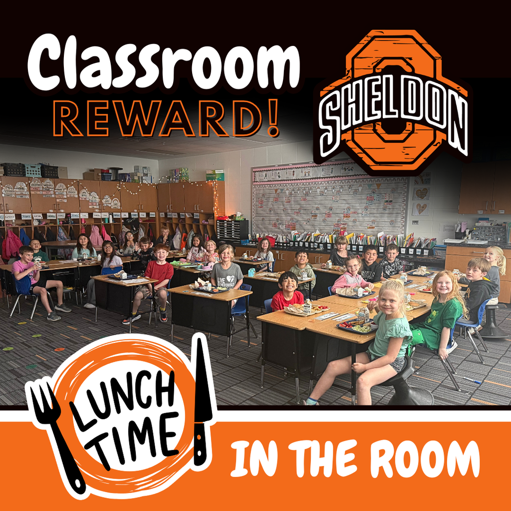 East Elementary 1D earned a classroom reward for their hard work over the past couple of weeks—enjoying lunch right in their classroom! Way to go Orabs!