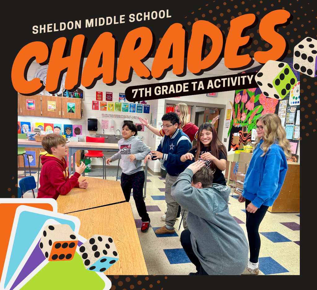 Sheldon Middle School 7th graders took part in a fun TA activity playing reverse charades! One student guessed while the rest of their team worked together to act out the phrases, creating lots of energy, teamwork, and laughs. Way to go Orabs!