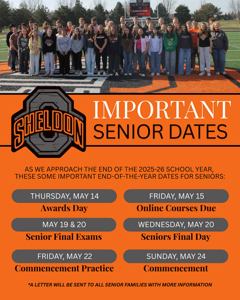 As we approach the final stretch of the school year, we’re excited to celebrate our senior class and all they’ve accomplished!   Here are some important upcoming dates and milestones for our Seniors as they wrap up their high school journey. Go Orabs!