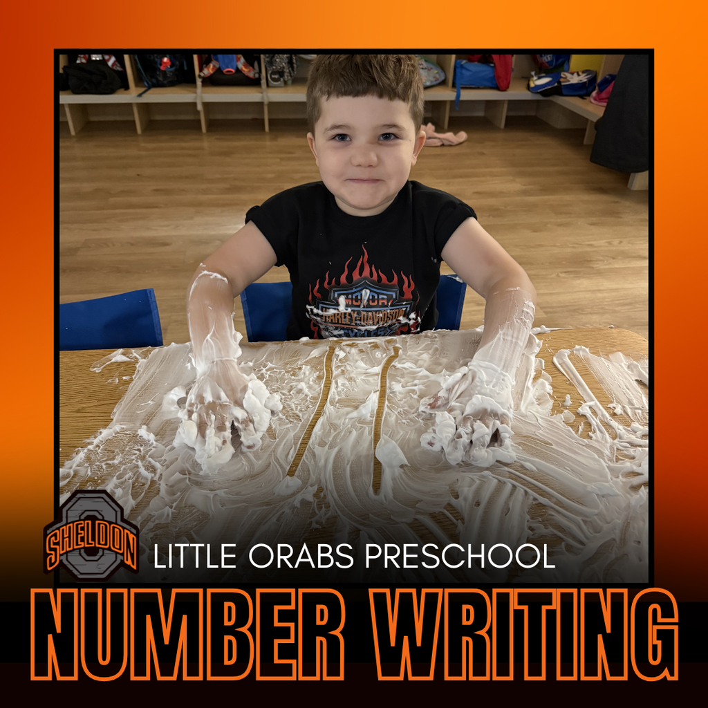 This week at Little Orabs Preschool, students practiced writing and reviewing their numbers using shaving cream! They loved the hands-on experience as they traced, wrote, and explored numbers in a fun, sensory-friendly way. Learning plus a little mess made for the best kind of day! Way to go Orabs!