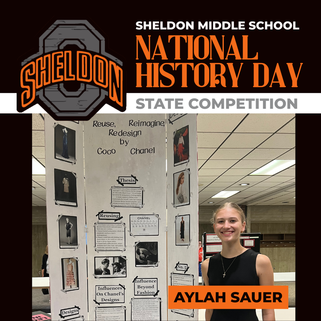 Three Sheldon Middle School students were honored with attending the National History Day State Competition in Ames on Monday. They earned their spot by qualifying at the district competition back in March. Way to go Orabs!