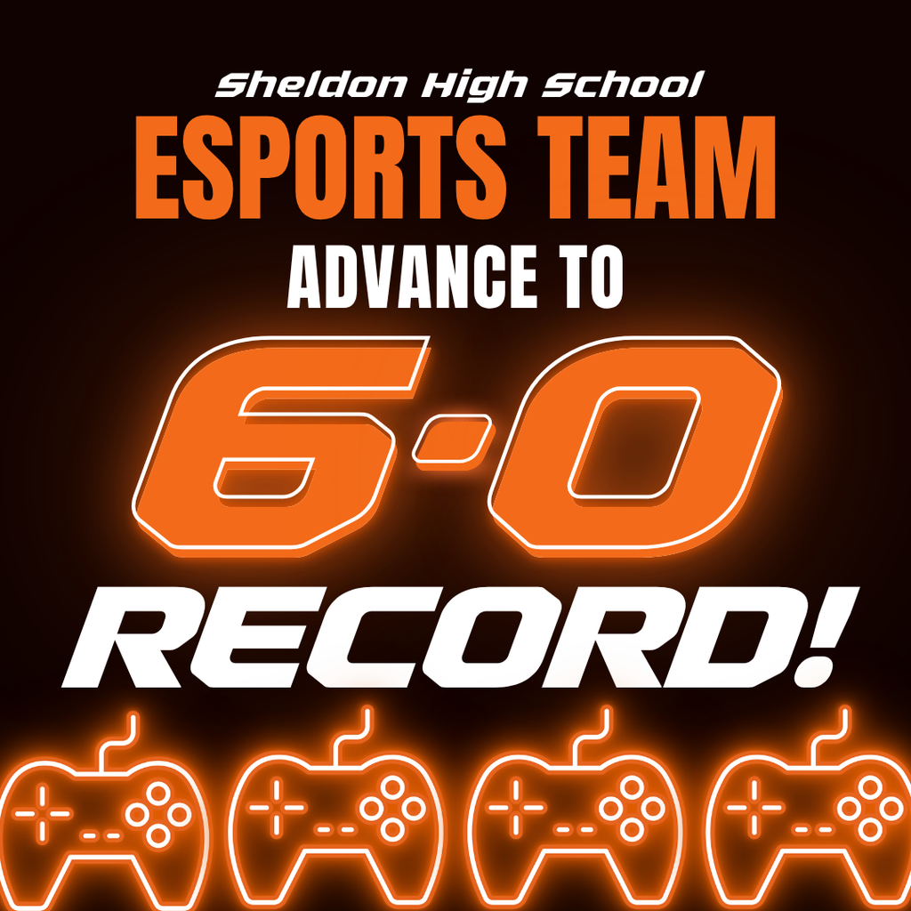 Congratulations to the Sheldon Esports Team on advancing to a 6-0 season record! 🎮 Your hard work, focus, and teamwork are clearly paying off, and it’s exciting to see you continue to dominate the competition. Keep up the great momentum and represent Sheldon with pride—let’s keep the streak going! Way to go Orabs!