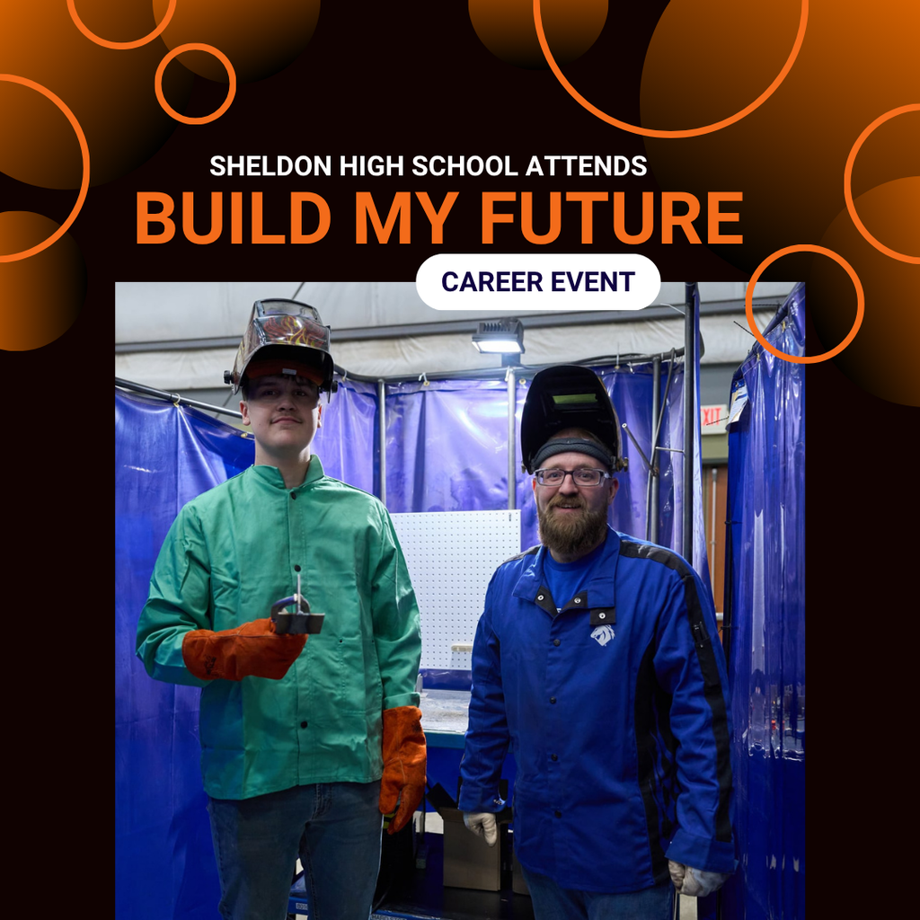 Sheldon High School students attended the Build My Future event hosted by the Iowa Lakes Corridor at the Clay County Event Center.  Students had the opportunity to explore a wide variety of career paths through interactive, hands-on experiences. Career fields included automotive, law enforcement, emergency services, military, manufacturing, construction, culinary arts, hospitality, healthcare, information technology, trucking and logistics, energy, and many more.  This event gave students valuable insight into future career opportunities while allowing them to connect with industry professionals and learn about the skills and training needed in today’s workforce.