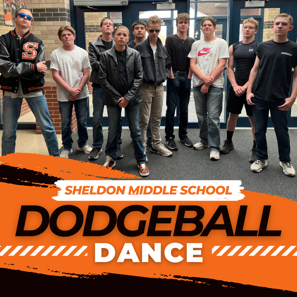 Sheldon Middle School seventh and eighth grade students recently had the opportunity to attend a Dodgeball Dance! Students could form dodgeball teams to compete, and part of the judging included team spirit and costumes. One group of eighth grade boys showed their creativity by dressing up as the Greasers from The Outsiders, giving a fun nod to the book they recently read in class. Way to go Orabs!