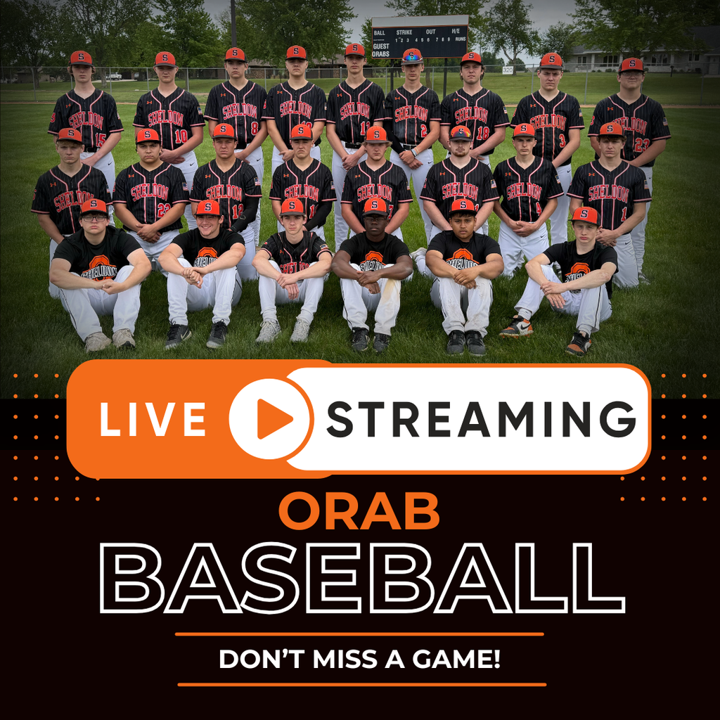 Catch all the baseball action this summer with our live stream! Tune in and cheer on the Orabs from wherever you are. Go Orabs! LIVE STREAM: https://fan.hudl.com/usa/ia/sheldon/organization/359/sheldon-high-school?fbclid=IwY2xjawSChMxleHRuA2FlbQIxMABicmlkETFDUENmUUtaZnEwV2M0RWZHc3J0YwZhcHBfaWQQMjIyMDM5MTc4ODIwMDg5MgABHh9-wBCeng_qbGUJe1ZPqs59jTi2EDMpkFgfSo8_ddE9nL85OzGFaWN2mrBb_aem_gDWeUtFc5r9qHuo1hrDQVg