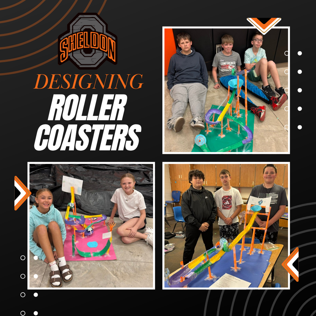 Sheldon Middle School 6th graders put their engineering skills to the test by designing and building roller coasters. Students had a great time using creativity, problem-solving, and teamwork to create their unique designs while exploring engineering concepts in a fun, hands-on way. Way to go Orabs!
