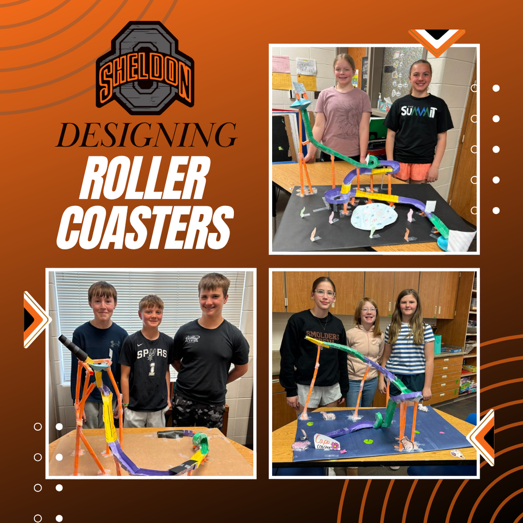Sheldon Middle School 6th graders put their engineering skills to the test by designing and building roller coasters. Students had a great time using creativity, problem-solving, and teamwork to create their unique designs while exploring engineering concepts in a fun, hands-on way. Way to go Orabs!