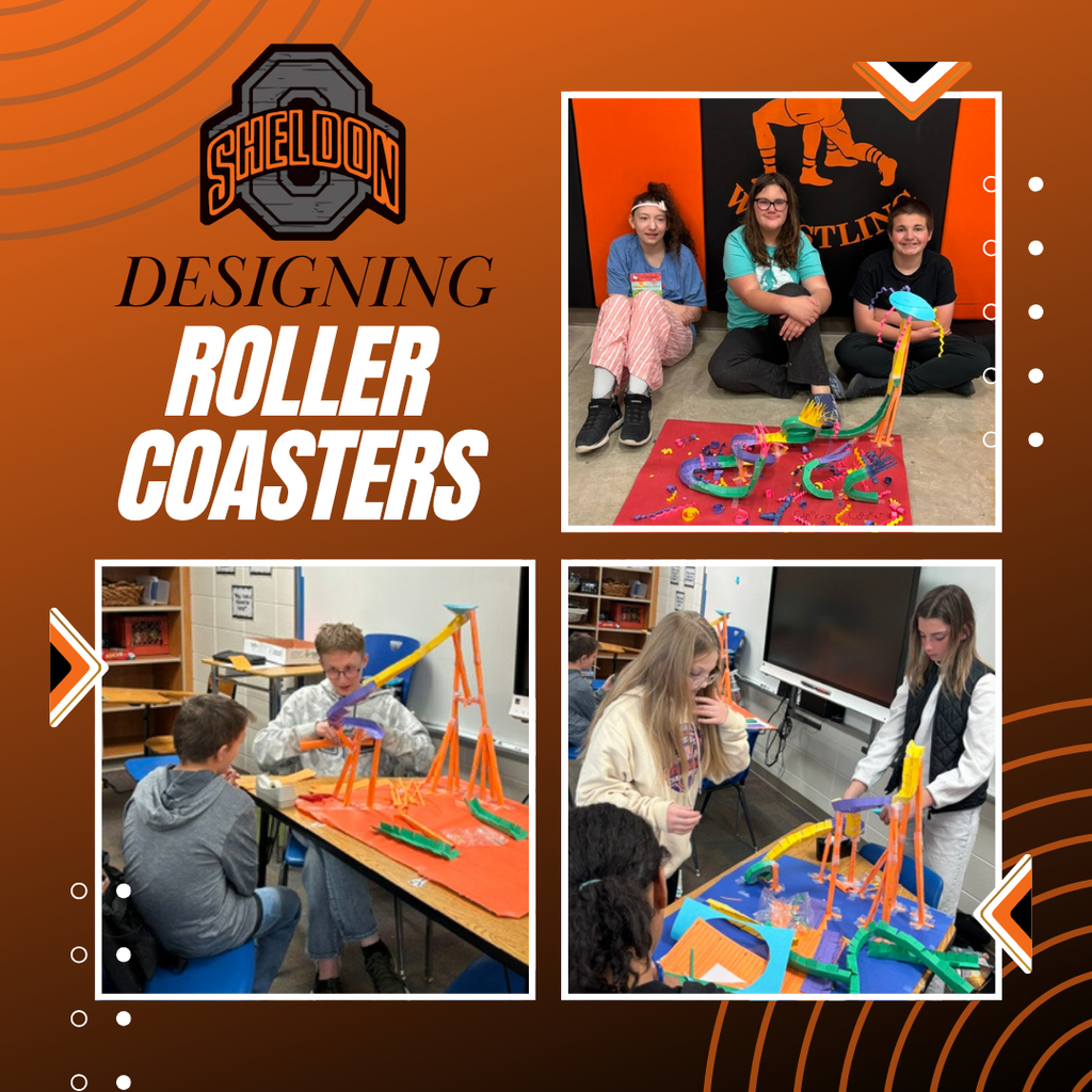 Sheldon Middle School 6th graders put their engineering skills to the test by designing and building roller coasters. Students had a great time using creativity, problem-solving, and teamwork to create their unique designs while exploring engineering concepts in a fun, hands-on way. Way to go Orabs!