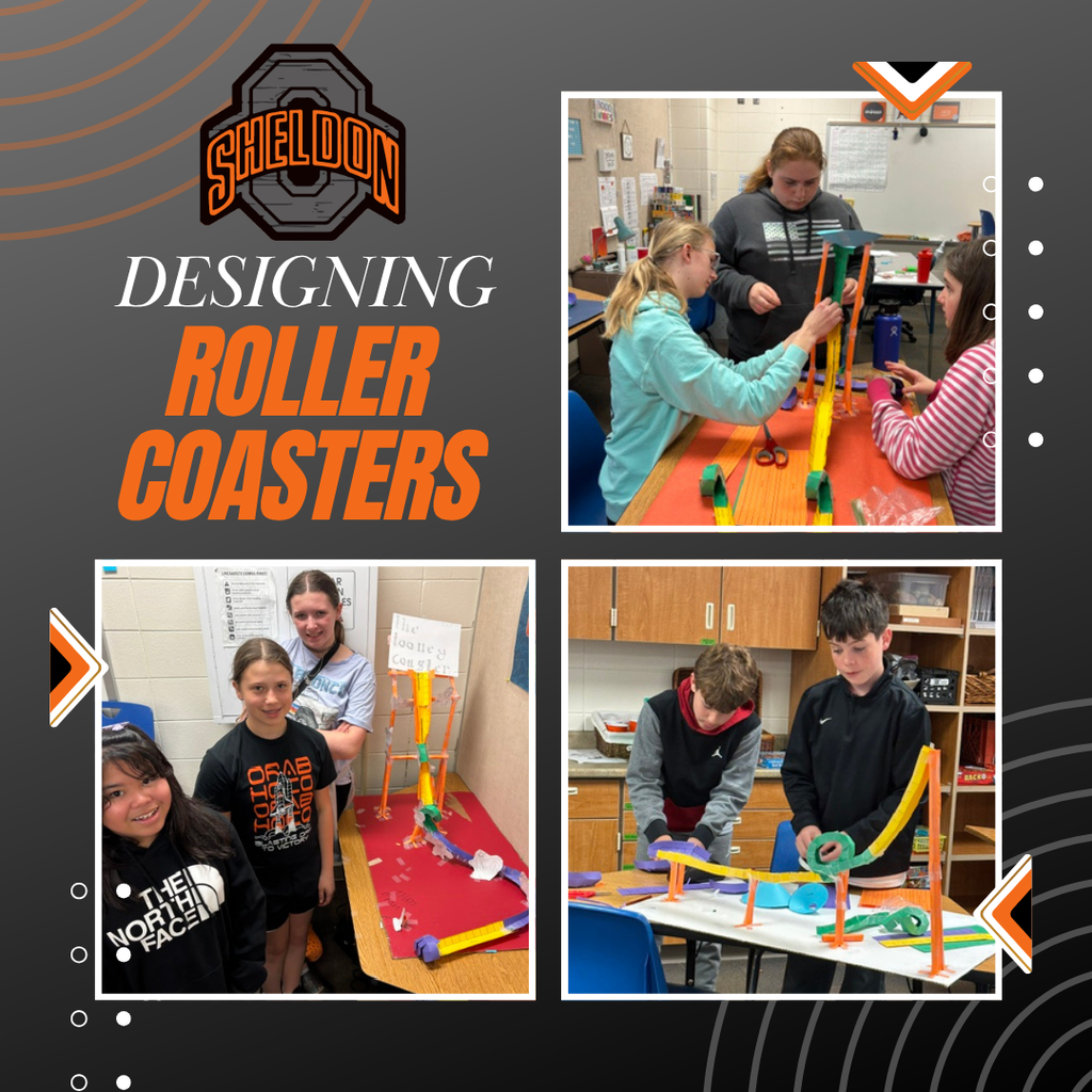 Sheldon Middle School 6th graders put their engineering skills to the test by designing and building roller coasters. Students had a great time using creativity, problem-solving, and teamwork to create their unique designs while exploring engineering concepts in a fun, hands-on way. Way to go Orabs!
