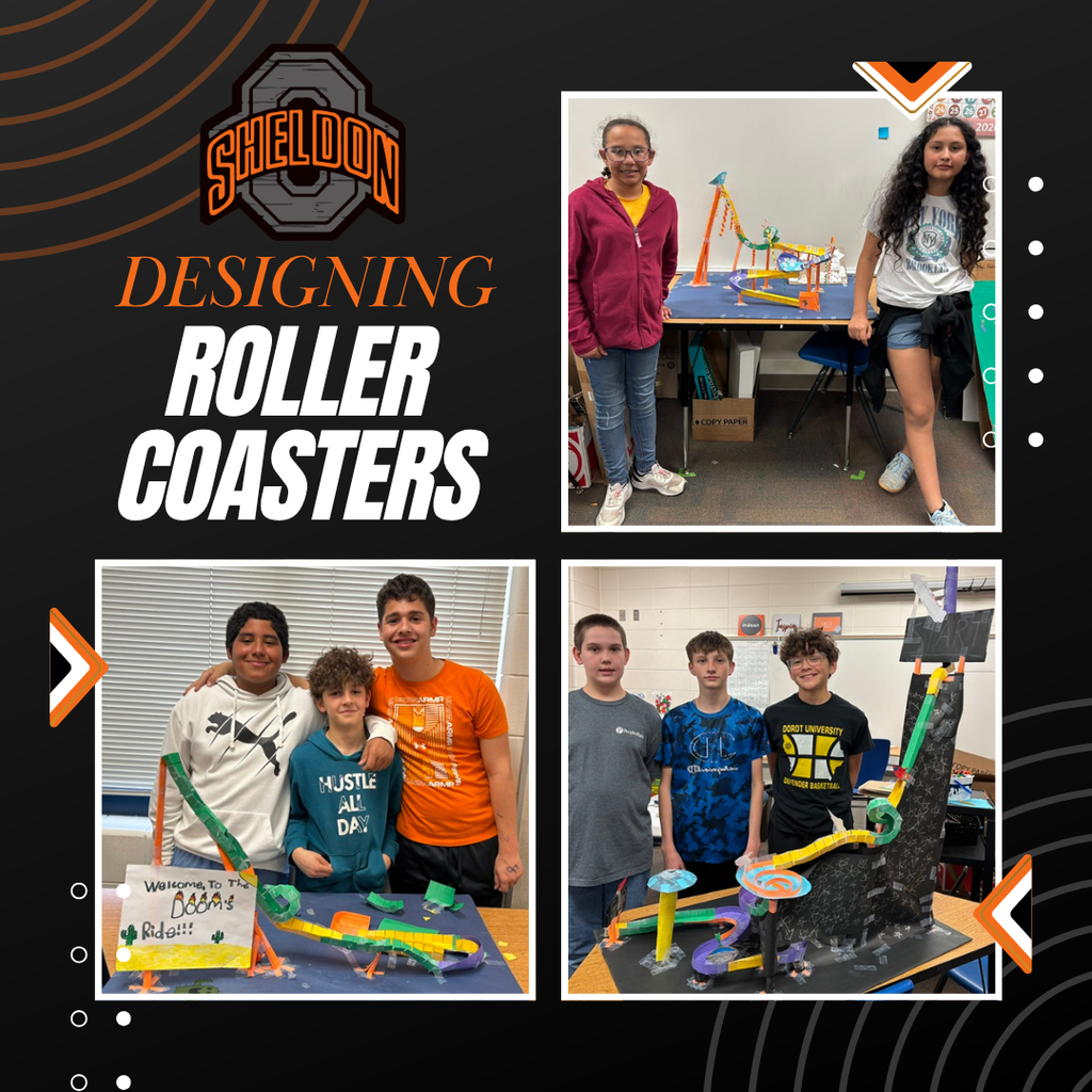 Sheldon Middle School 6th graders put their engineering skills to the test by designing and building roller coasters. Students had a great time using creativity, problem-solving, and teamwork to create their unique designs while exploring engineering concepts in a fun, hands-on way. Way to go Orabs!
