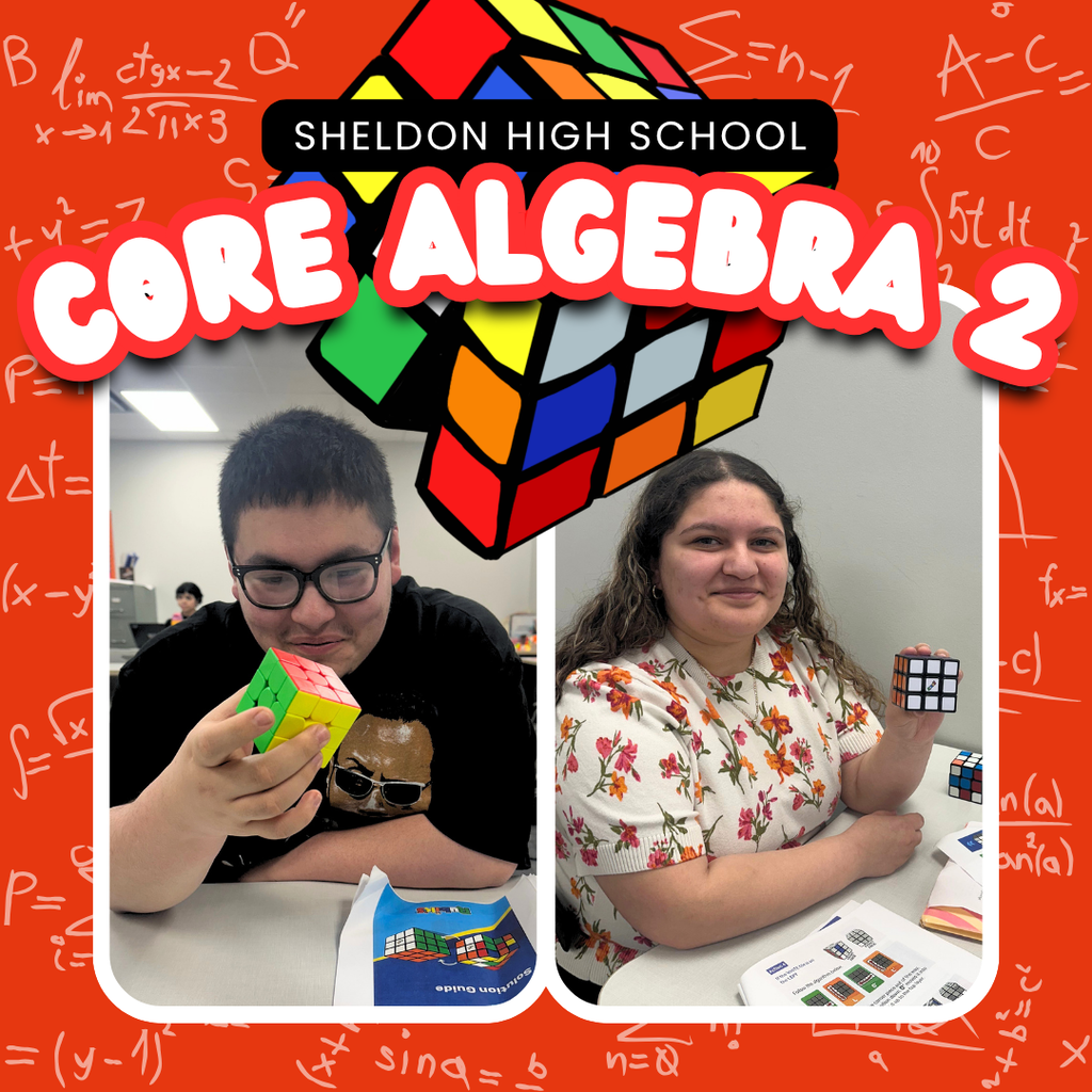 Sheldon High School students in Core Algebra 2 put their learning into action with a real-world challenge: solving Rubik’s Cubes! Throughout the activity, students applied concepts they’ve learned this year, including sequences, transformations, inverse operations, and more. It was a fun and engaging way to see how mathematical thinking can be used to solve complex problems and make connections beyond the classroom. Way to go Orabs!