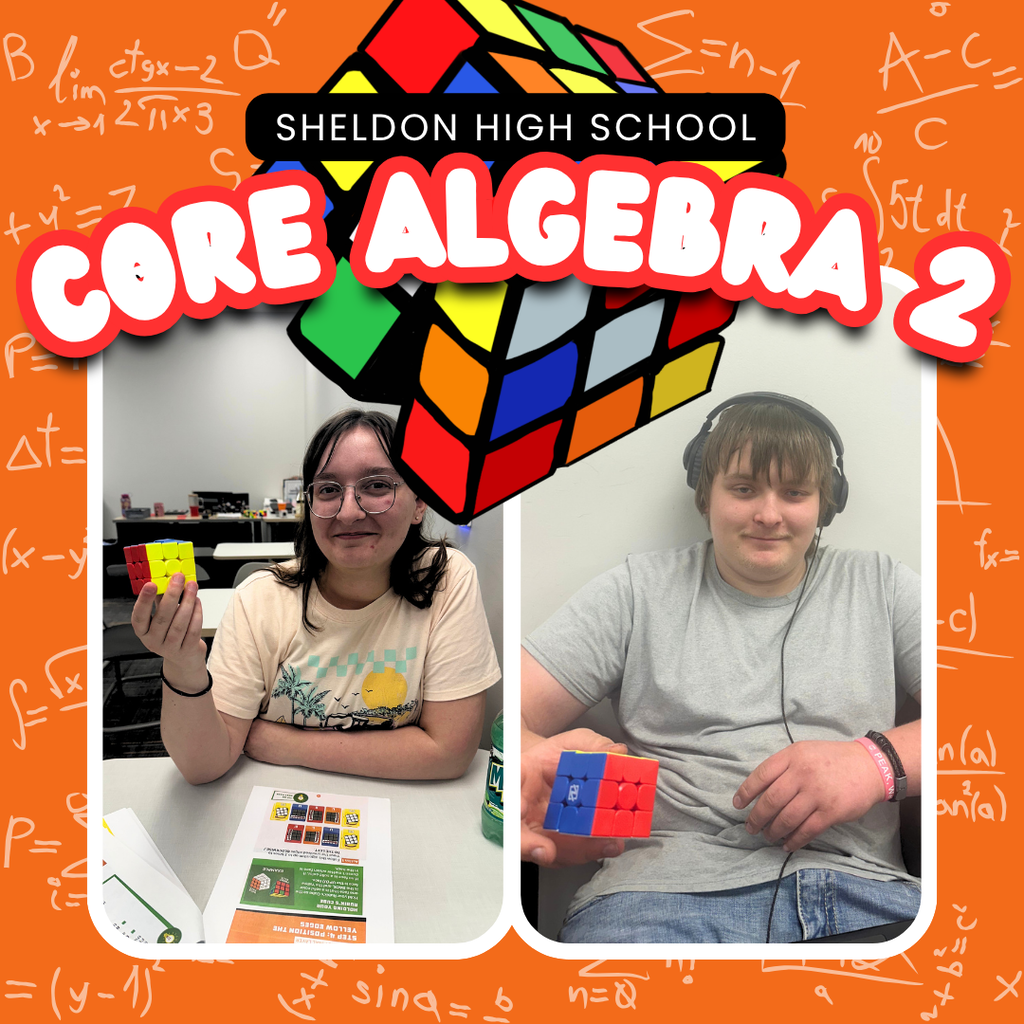 Sheldon High School students in Core Algebra 2 put their learning into action with a real-world challenge: solving Rubik’s Cubes! Throughout the activity, students applied concepts they’ve learned this year, including sequences, transformations, inverse operations, and more. It was a fun and engaging way to see how mathematical thinking can be used to solve complex problems and make connections beyond the classroom. Way to go Orabs!