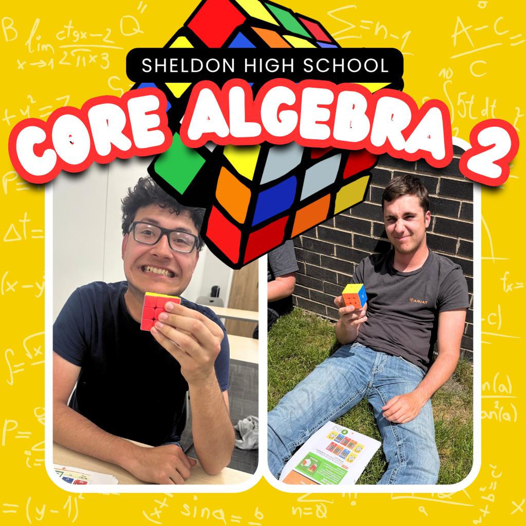 Sheldon High School students in Core Algebra 2 put their learning into action with a real-world challenge: solving Rubik’s Cubes! Throughout the activity, students applied concepts they’ve learned this year, including sequences, transformations, inverse operations, and more. It was a fun and engaging way to see how mathematical thinking can be used to solve complex problems and make connections beyond the classroom. Way to go Orabs!