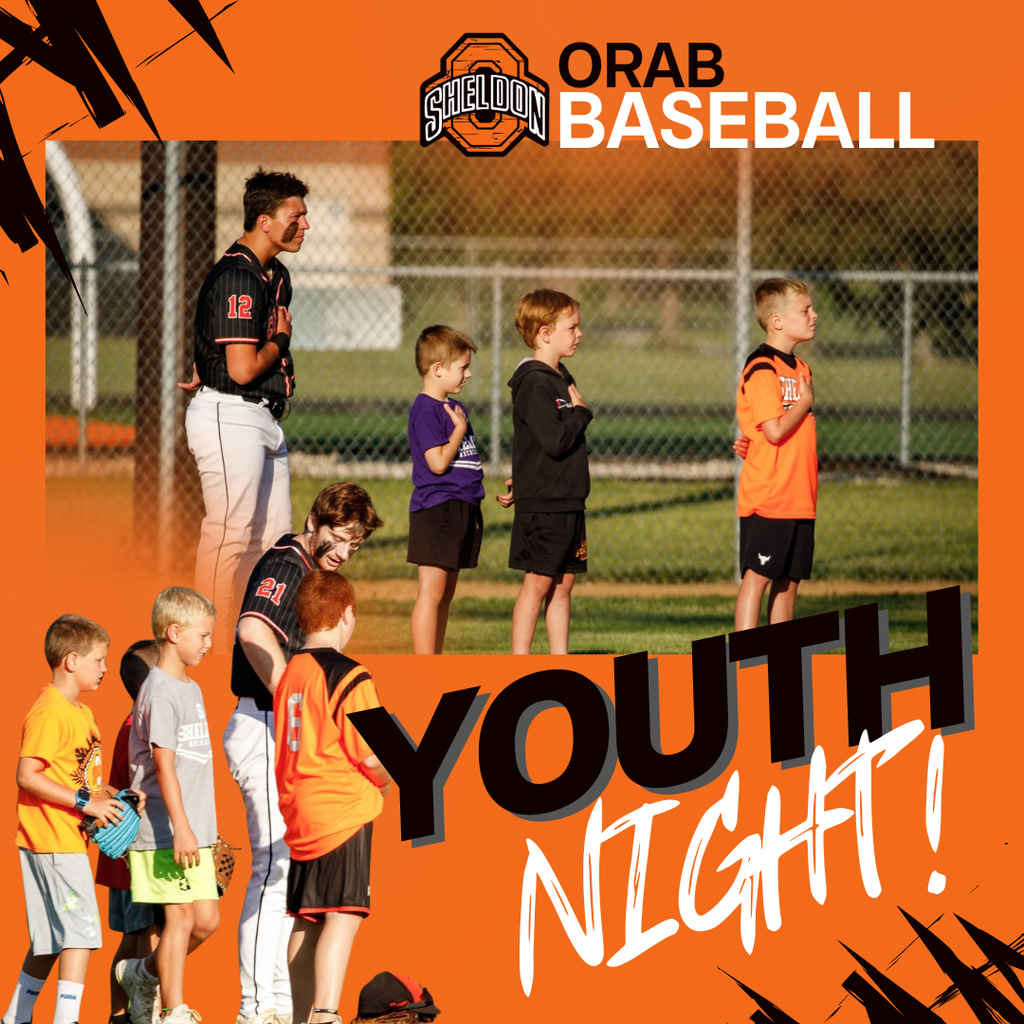 It was a great night celebrating the future of Orab Baseball! Last Friday, Sheldon Youth Baseball players had the opportunity to be part of the JV/V game-day experience. The young athletes met the team in the dugout, ran onto the field alongside the players for introductions, stood shoulder to shoulder with them during the National Anthem, and joined the team huddle before the first pitch. A big thank you to our Sheldon High School baseball players for being outstanding role models. Your leadership, encouragement, and willingness to invest in our younger athletes helps inspire the next generation of Orabs. The future of Orab Baseball is bright!