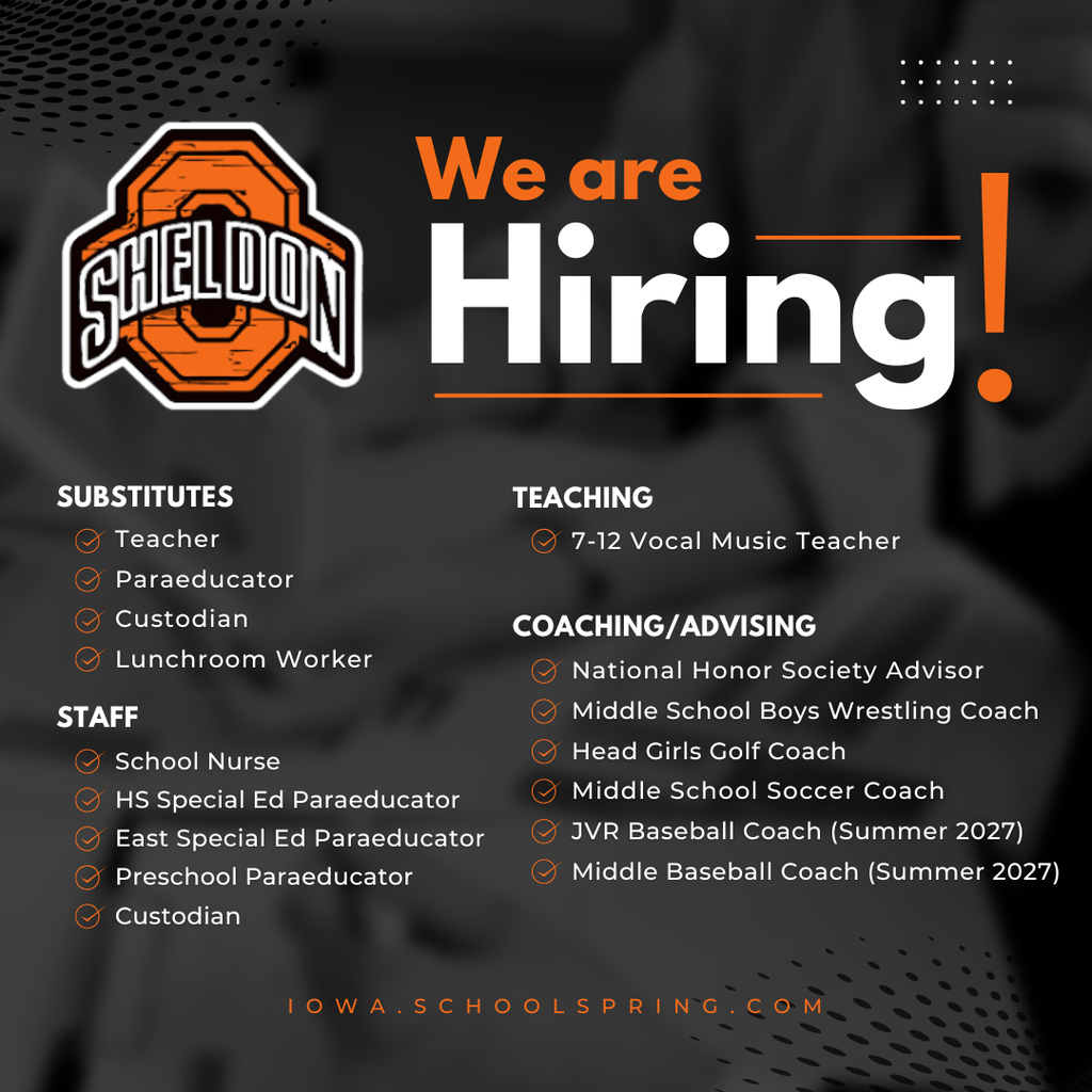 #leadon #orabs #sheldonorabs #orabnation #sheldoncommunityschooldistrict #nowhiring #joinourteam