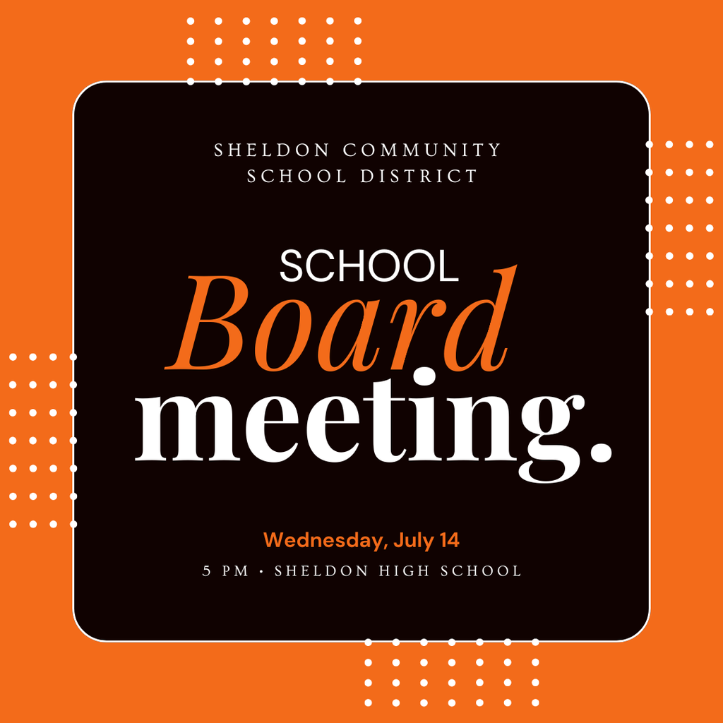 The Orab School Board will hold its regular monthly meeting today. Community members are welcome and encouraged to attend to stay informed and engaged with what’s happening in our schools. 📅 Wednesday, July 14 ⏰ 5:00 pm 📍 Sheldon High School