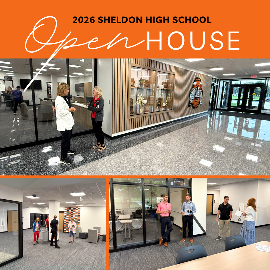 What a great turnout at the Sheldon High School Renovation Ribbon Cutting & Open House! We are so grateful to everyone from our community who came out to tour the newly renovated school and see the exciting improvements firsthand. A project of this size takes an incredible team effort, and we want to extend our sincere appreciation to CMBA Architects for their expertise and partnership, and to Klinger Companies, Inc. for their hard work and dedication throughout the construction process. We also want to recognize Mr. Miller, High School Principal; Eric Maassen, Activities Director; Ryan Cannoy, Director of Buildings & Grounds; and Kasey Trampel, Technology Coordinator for the countless hours, attention to detail, problem-solving, and dedication they put into this project. A special thank you goes to our teachers and staff for their hard work, flexibility, and patience throughout the renovation. Working through construction and changes to our building spaces was no small task, and we truly appreciate the way you continued to put our students first every step of the way. Lastly, thank you to our Sheldon community for your continued support and for joining us to celebrate this exciting milestone! We are incredibly proud of our renovated high school and look forward to all the memories that will be made here #leadon #orabs #sheldonorabs #orabnation #sheldoncommunityschooldistrict #sheldonhighschool #sheldonhighschoolrenovation