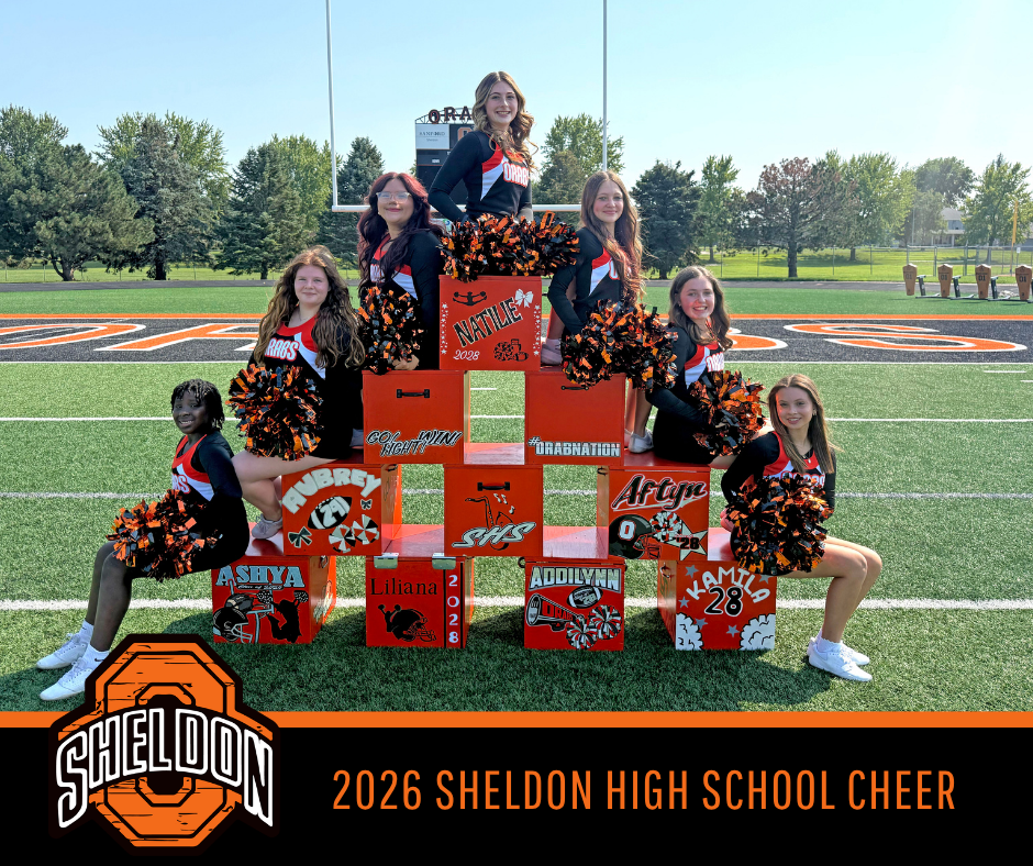 Best wishes to all of our Sheldon High School students as they begin another exciting fall season! We’re cheering you on in all of your sports, activities, performances, and events. Work hard, support one another, represent Sheldon with pride, and most importantly, enjoy every moment! We can’t wait to see all you accomplish this fall. Good luck, Orabs! Lead On!