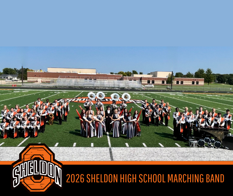 Best wishes to all of our Sheldon High School students as they begin another exciting fall season! We’re cheering you on in all of your sports, activities, performances, and events. Work hard, support one another, represent Sheldon with pride, and most importantly, enjoy every moment! We can’t wait to see all you accomplish this fall. Good luck, Orabs! Lead On!