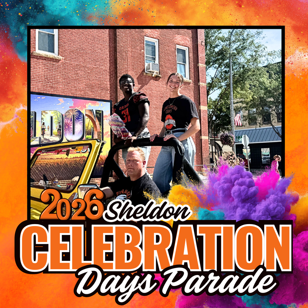 Sheldon Celebration Days Parade! What a great way to celebrate our community! Sheldon staff and students proudly participated in the Sheldon Celebration Days Parade on Labor Day! Thank you to everyone who came out to support our Orabs and help make the parade such a fun community tradition! GO ORABS! #leadon #orabs #sheldonorabs #orabnation #sheldoncommunityschooldistrict #marchingorabs #orabmarchingband #orabdanceteam #orabschoolbus #orabhomecomingcourt #sheldoncelebrationdaysparade