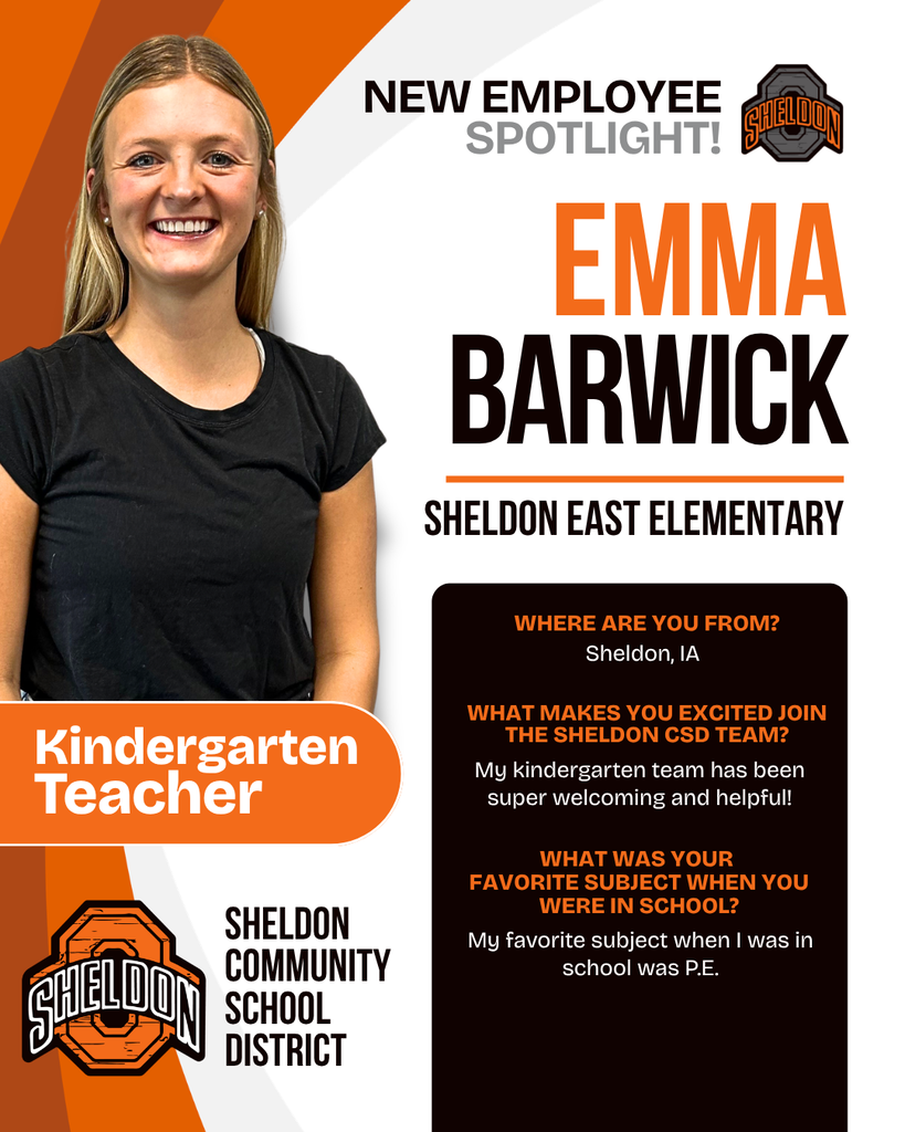 NEW EMPLOYEE SPOTLIGHT! We’re excited to introduce you to our new teachers and staff members and give our community a chance to get to know the people who will be making a difference in the lives of our students. Over the coming weeks, we’ll be featuring our new employees and sharing a little about who they are, their role in our district, and what they’re looking forward to this school year. Help us give Emma a warm Orab welcome!
