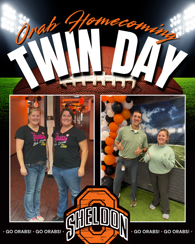DRESS UP DAY 2 - TWIN DAY - PART 1 Homecoming Week is getting more spirited by the day! Staff and students showed off their school spirit for twin day! From perfectly coordinated outfits to fun group looks, Orab Nation brought the creativity and teamwork to the halls. Keep the spirit going, Orabs! Go Orabs!