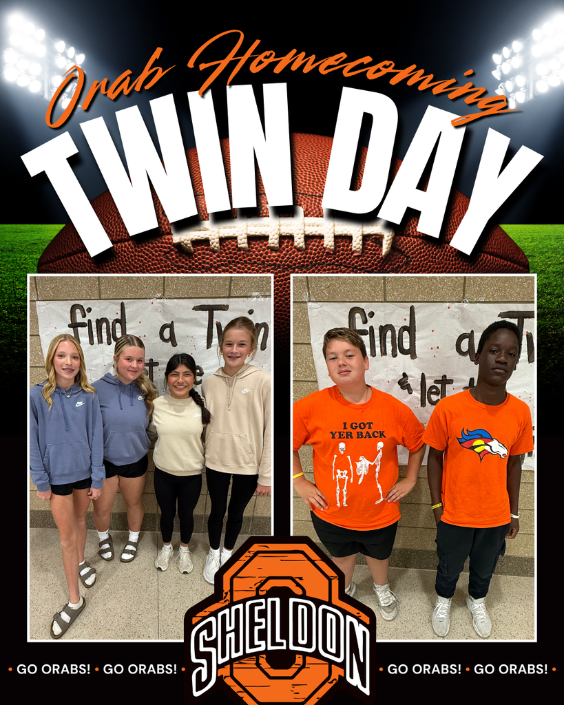 DRESS UP DAY 2 - TWIN DAY - PART 1 Homecoming Week is getting more spirited by the day! Staff and students showed off their school spirit for twin day! From perfectly coordinated outfits to fun group looks, Orab Nation brought the creativity and teamwork to the halls. Keep the spirit going, Orabs! Go Orabs!