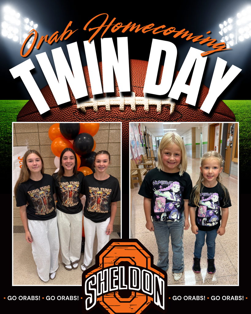 DRESS UP DAY 2 - TWIN DAY - PART 1 Homecoming Week is getting more spirited by the day! Staff and students showed off their school spirit for twin day! From perfectly coordinated outfits to fun group looks, Orab Nation brought the creativity and teamwork to the halls. Keep the spirit going, Orabs! Go Orabs!
