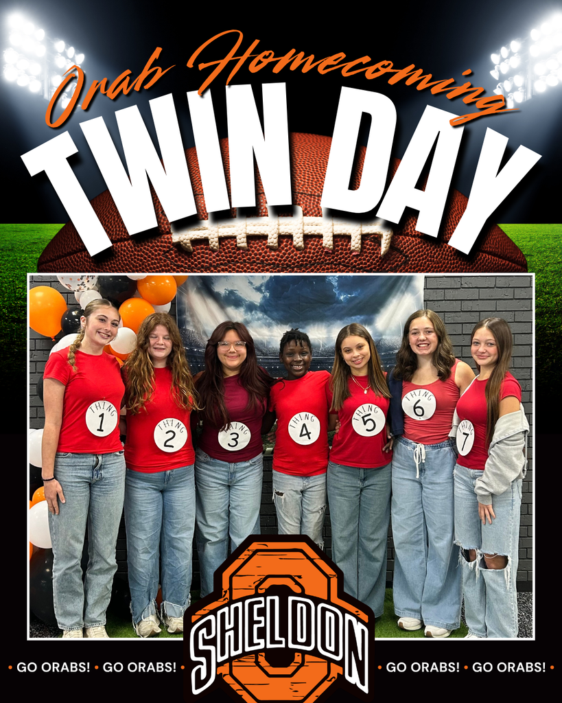 DRESS UP DAY 2 - TWIN DAY - PART 3 Homecoming Week is getting more spirited by the day! Staff and students showed off their school spirit for twin day! From perfectly coordinated outfits to fun group looks, Orab Nation brought the creativity and teamwork to the halls. Keep the spirit going, Orabs! Go Orabs!