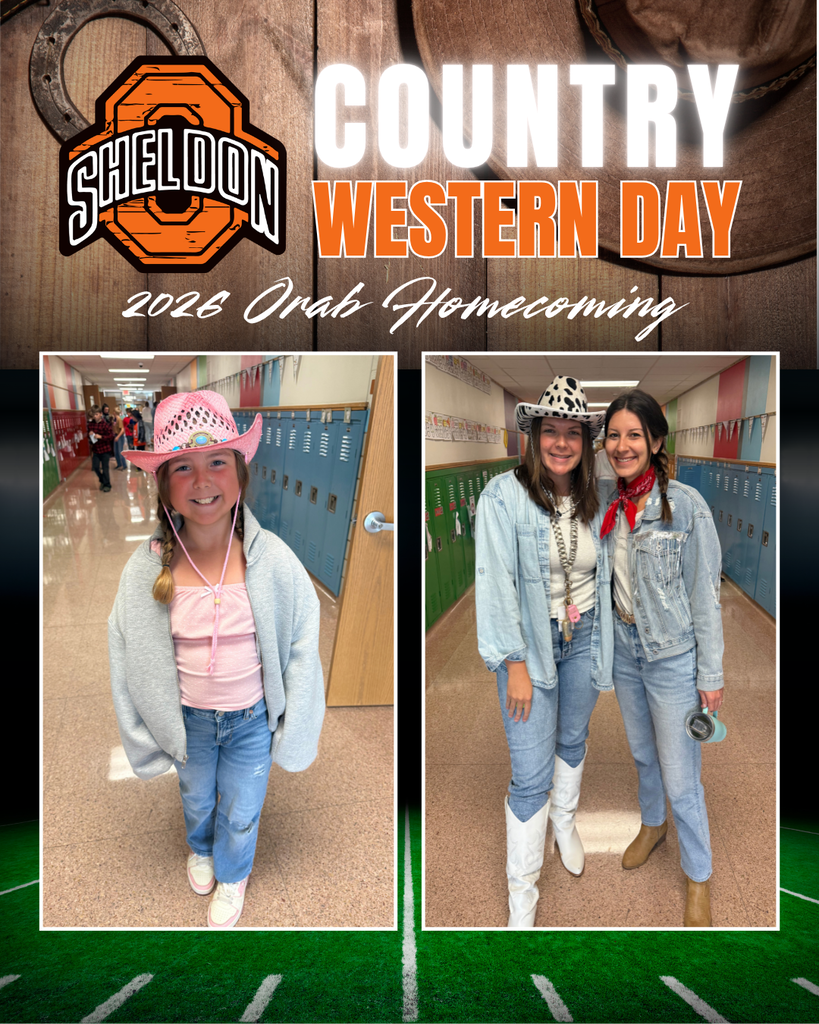 🤠 YEEHAW, ORAB NATION! 🤠 PART 4 Day 3 of Homecoming Week brought out the cowboy boots, hats, flannels, bandanas, and plenty of Western spirit for Country Western Day! Our students and staff saddled up and brought their best country looks to the halls. What a fun way to keep the Homecoming spirit rolling! Way to go Orabs!