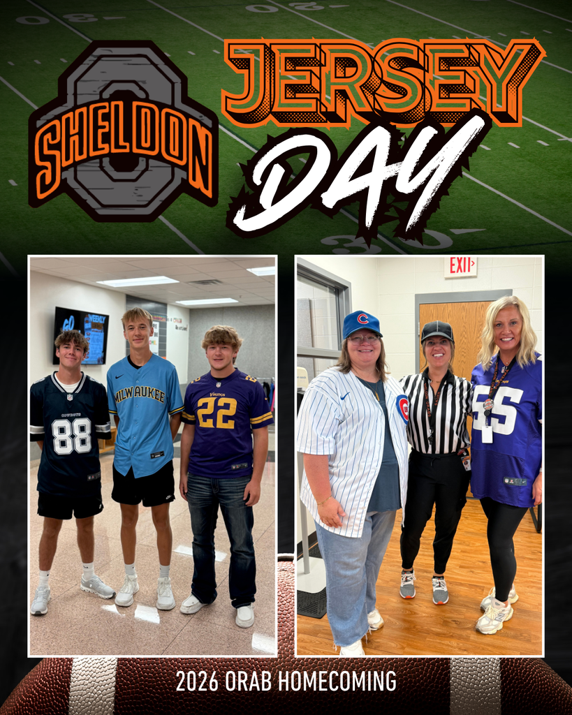HOMEECOMING WEEK — DRESS UP DAY 4 - PART 2 The halls were filled with team spirit today as students and staff showed off their favorite team attire for Jersey Day! From school teams to favorite professional athletes, everyone brought their game-day energy and represented the teams they love. Way to go Orabs!