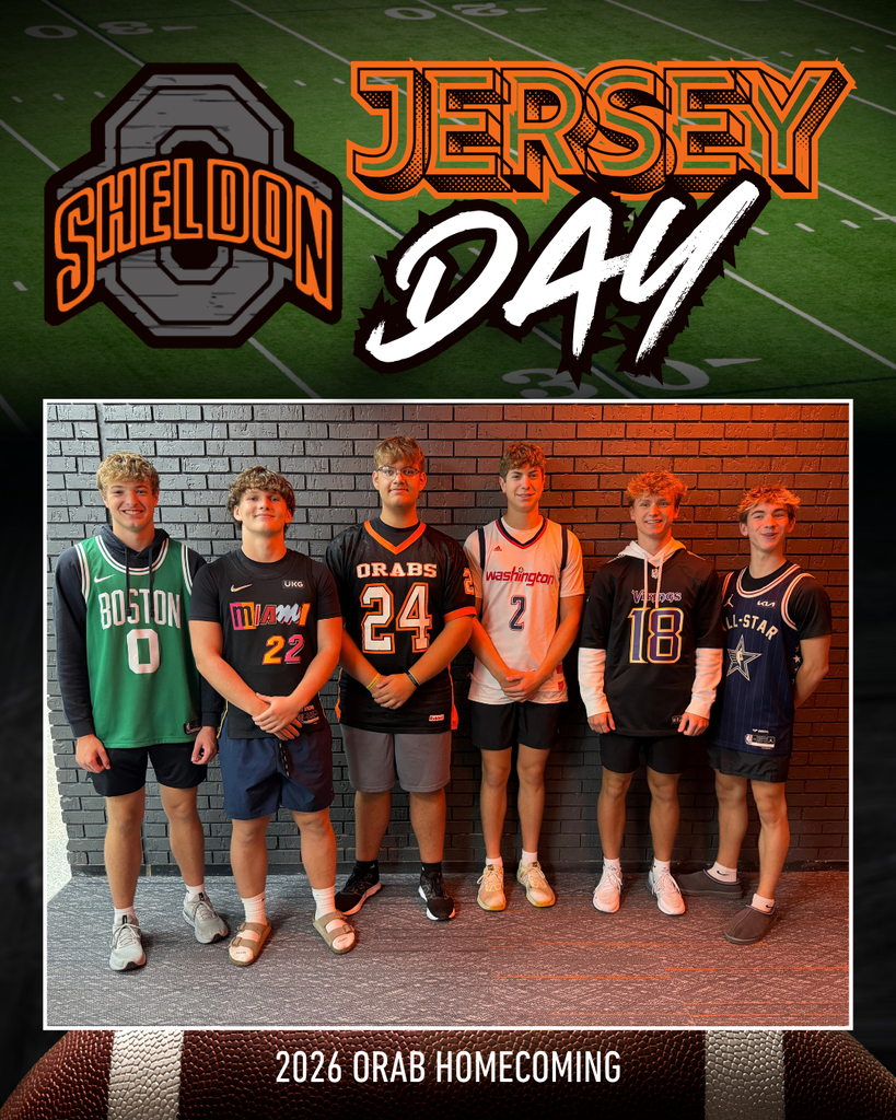HOMEECOMING WEEK — DRESS UP DAY 4 - PART 4 The halls were filled with team spirit today as students and staff showed off their favorite team attire for Jersey Day! From school teams to favorite professional athletes, everyone brought their game-day energy and represented the teams they love. Way to go Orabs!
