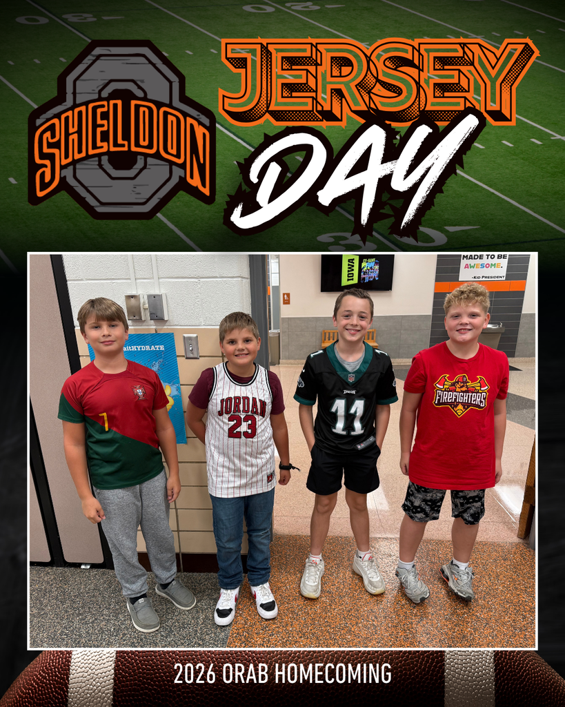 HOMEECOMING WEEK — DRESS UP DAY 4 - PART 5 The halls were filled with team spirit today as students and staff showed off their favorite team attire for Jersey Day! From school teams to favorite professional athletes, everyone brought their game-day energy and represented the teams they love. Way to go Orabs!